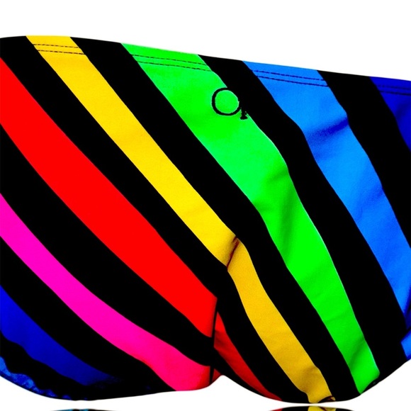 OP Neon Retro Triangle string bikini With cheeky Bottoms size L/XL - Picture 9 of 12